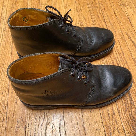 Havana Joe Mens Black Leather Ankle Boots Sz EU 47 - Picture 1 of 16